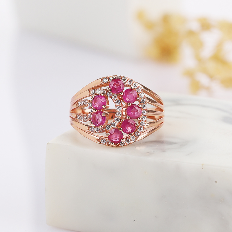 925 Silver Ruby Ring