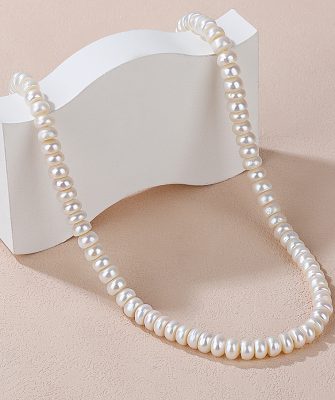 925 silver pearl necklace